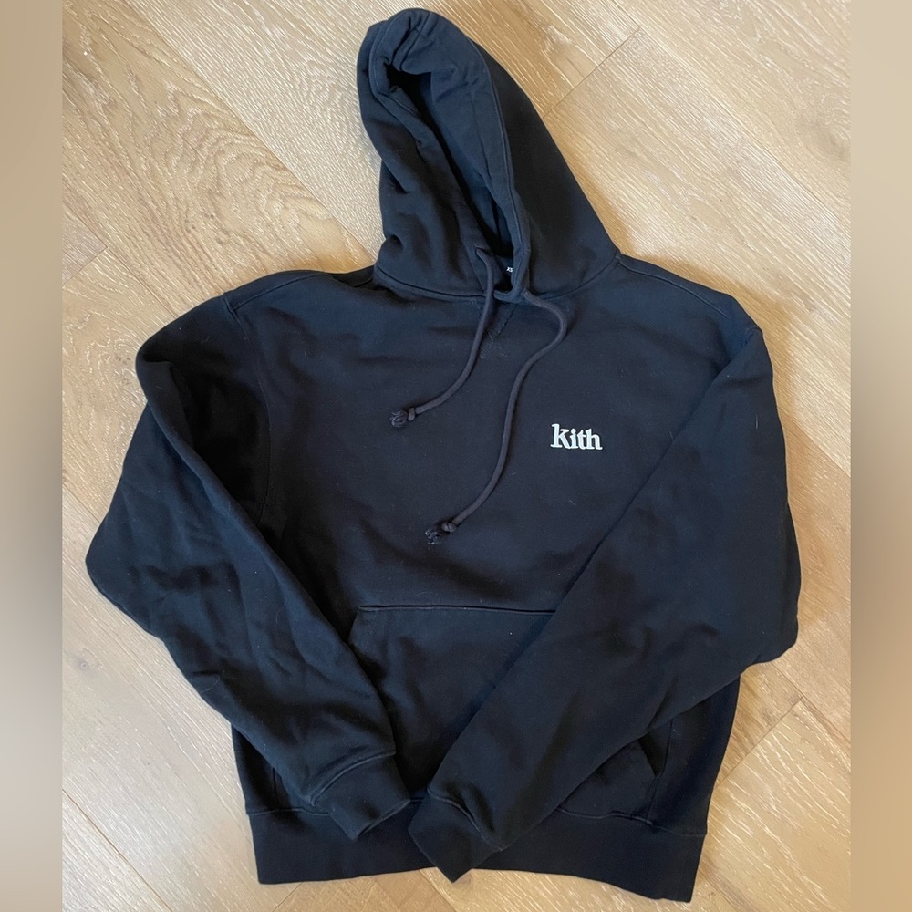 Kith Womens Black Hoodie with Kith Logo